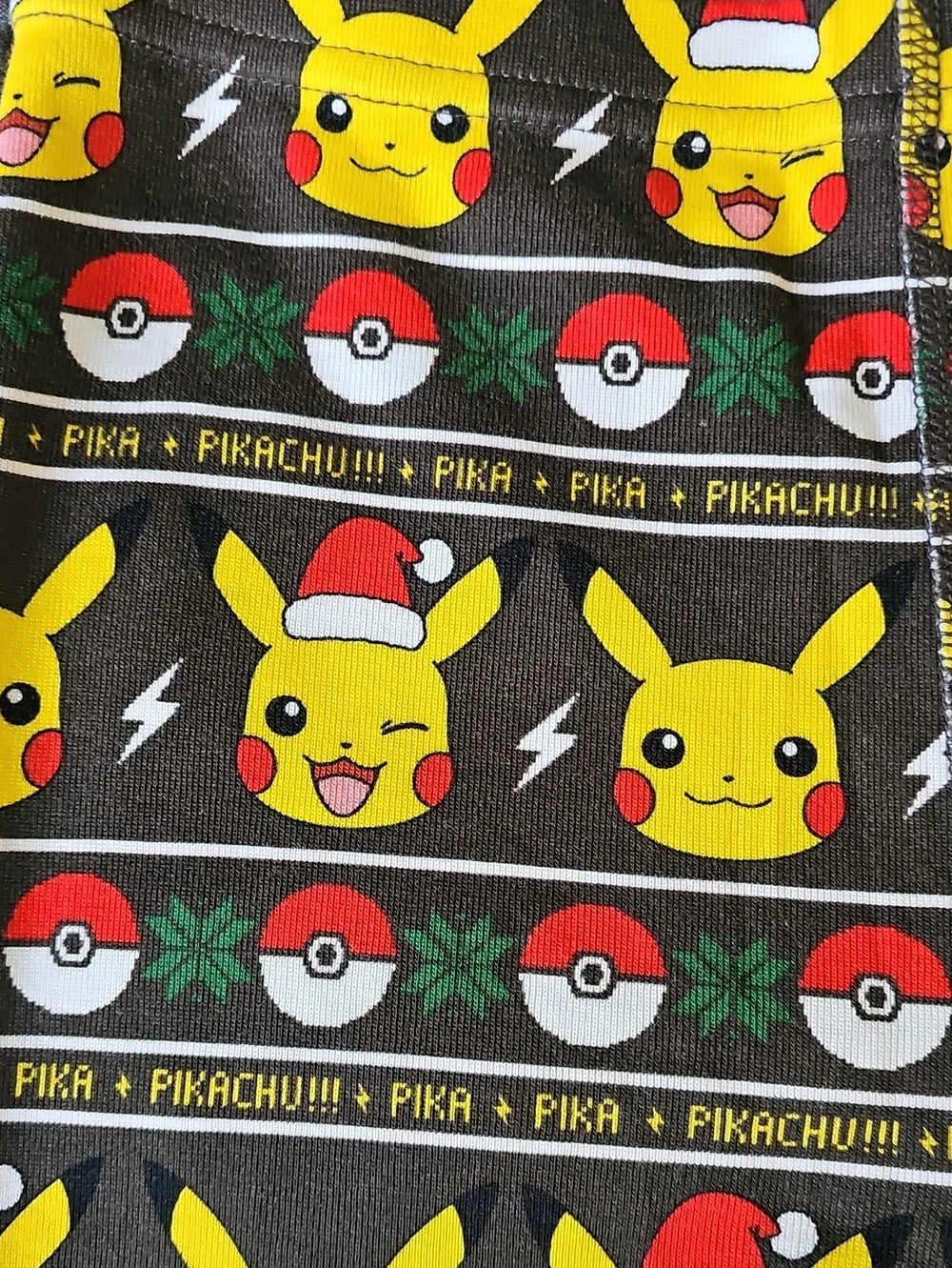 Hanna Andersson Pokemon Pikachu Christmas Pajama Bottoms